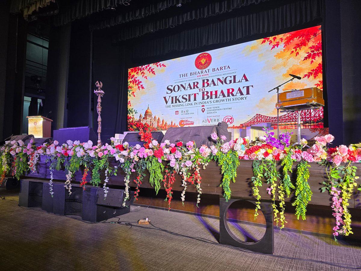 RT by @ajit_gujar: We need our Bharata to be vikasit... #Kolkata #Conclave
