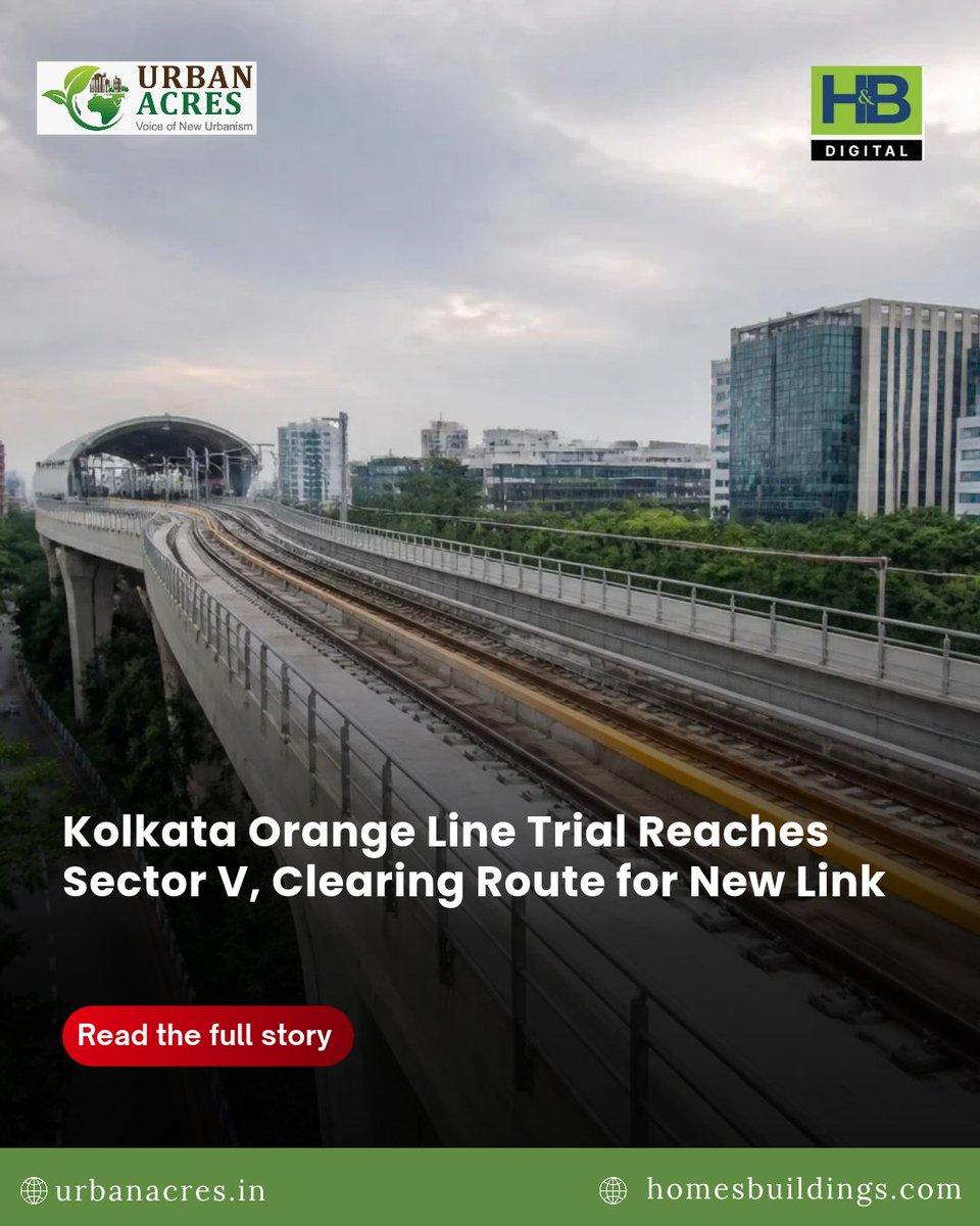 Kolkata Metro’s Orange Line has begun trial runs on the 4.5-km Beleghata–Sector V stretch, bringing the New Garia–airport corridor closer to a key interchange with the Green Line. Read More : https://