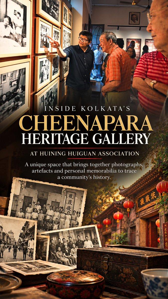 Kolkata’s Chinese heritage is an integral part of the city’s multicultural identity. The Cheenapara Heritage Gallery preserves precious memories, photographs and stories of generations past.
