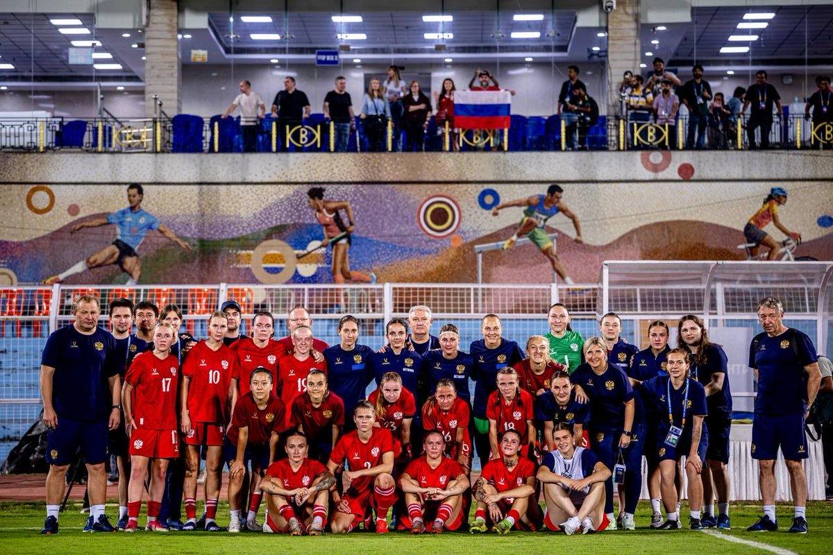 🇷🇺⚽🇮🇳 The two-match friendly series between the women’s national teams of Russia and has concluded in . The final encounter delivered plenty of goals with securing a convincing