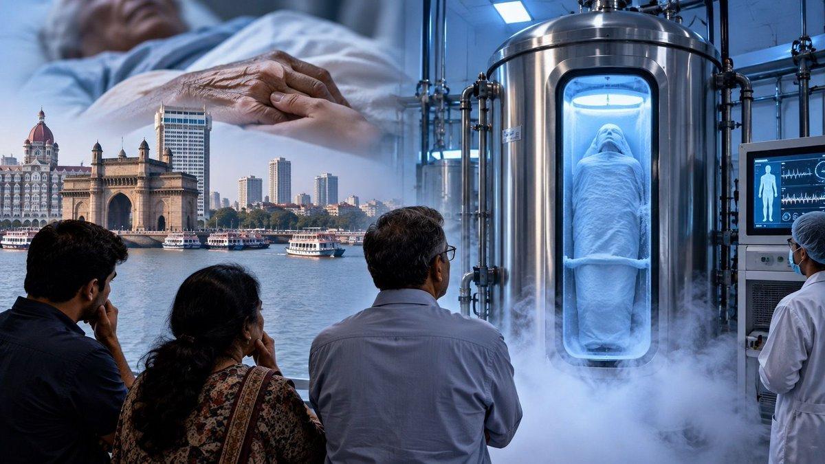 RT by @_pradhyumn_3: 🚨🇮🇳Breaking: A family in ,#India spent over ₹50 lakh over four years to keep the body of an 80-year-old man frozen in hopes of future medicine can revive him. 🙏🏼