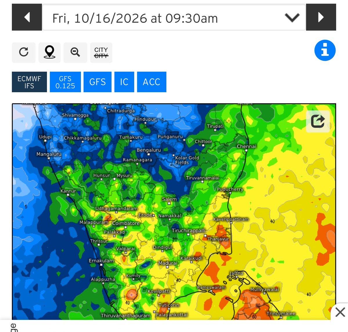 Happy #NEM2026 First set of rains for #Chennai expected from tomorrow . #ChennaiRains #ChennaiWeather