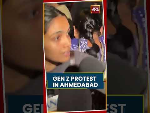 Ahmedabad Gen Z Protest: Demonstrators Detained Near MJ Library Over CEC Gyanesh Kumar, SIR