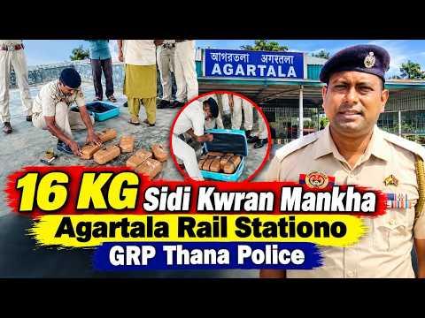 16 KG Sidi Kwran Mankha Agartala Rail Stationo GRP Thana Police