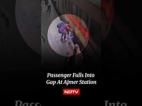 Viral: Passenger Falls Into Gap At Ajmer Station, GRP Constable Pulls Him Out