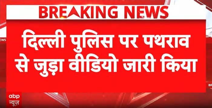 Breaking News: Delhi Police Releases Video Of Alleged Stone-Pelting In Connaught Place