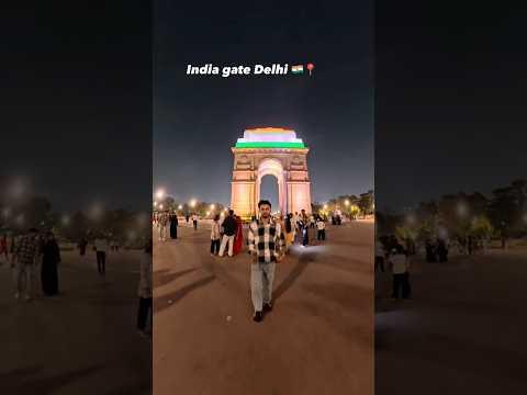 Delhi india gate Dhruv rathee spotted 🇮🇳 @dhruvrathee