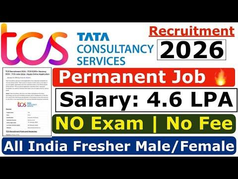 TCS Recruitment 2026 | TCS Off Campus Hiring 2026 | TCS JOBS 2026 | TCS Freshers Jobs 2026
