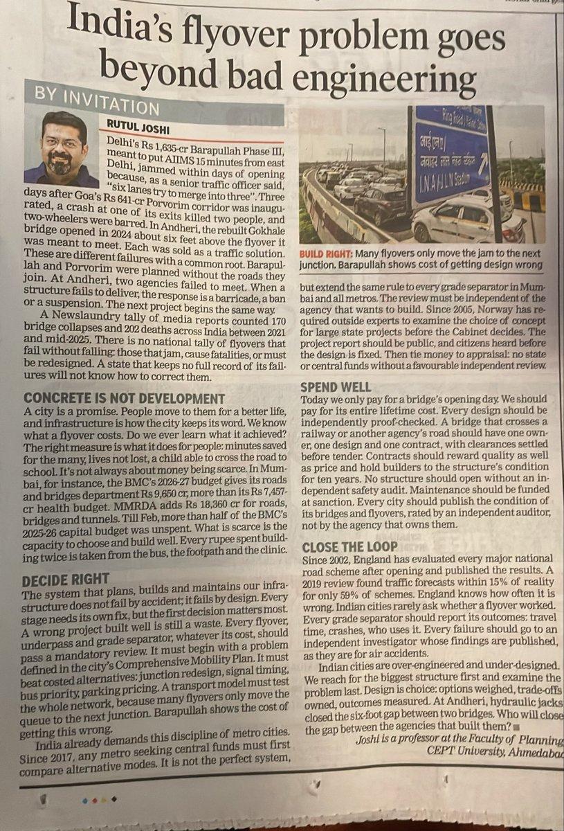 Very relevant to & @CitizensForHyd