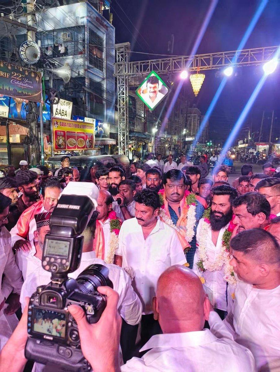 Participated in the Gyarvi Sharif celebrations held at the Dargah near Sanath Nagar Bus Stand.