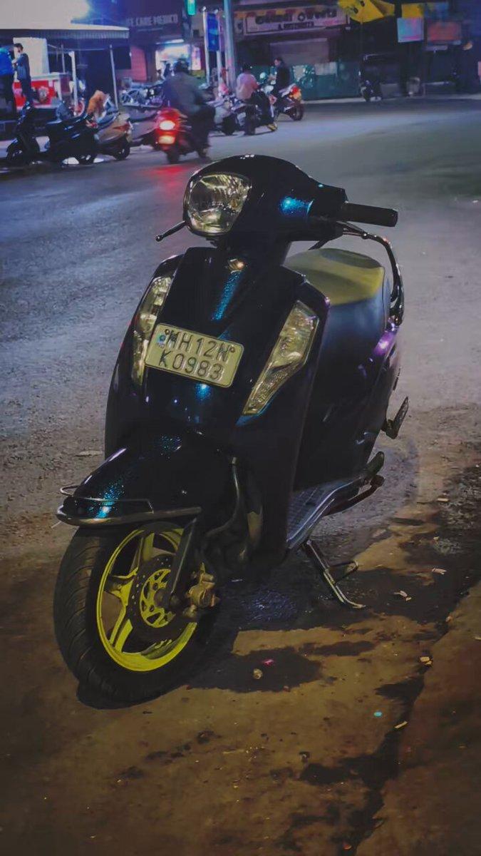 Watta Suzuki Access 125 Blue to purple Hypershift paint pune #reelit #viral #pune #Nibmroad