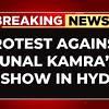 VHP Protest Outside Kunal Kamra Show in Hyderabad; Protesters Detained