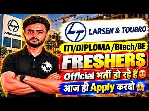 L&T Recruitment 2026 | ITI/Diploma/BE/B.Tech| L and T Recruitment 2026 | L&T jobs 2026 | Latest Jobs