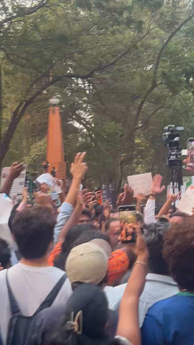 RT by @EncourageAAP: CJP Protest at Shivaji Park Raising our voices, standing united for our cause. ✊📢