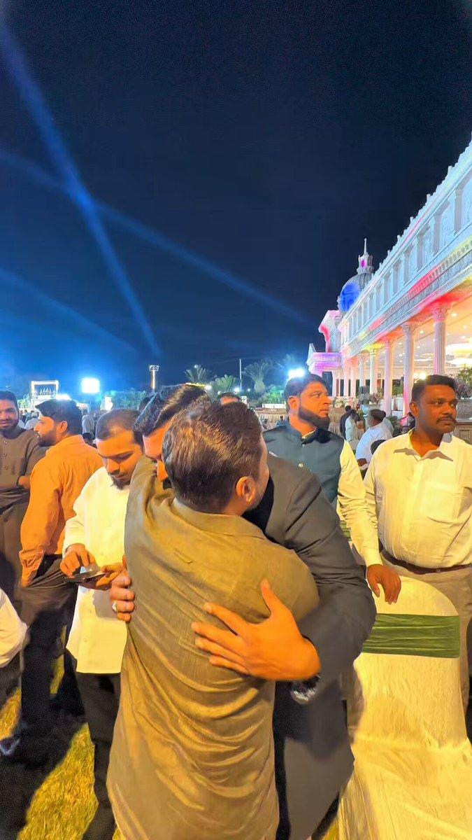 the wedding of AIMIM Senior Leader Janab Rahmatullah Taiyab Sab’s daughter at the grand Kings palace function hall. 👑