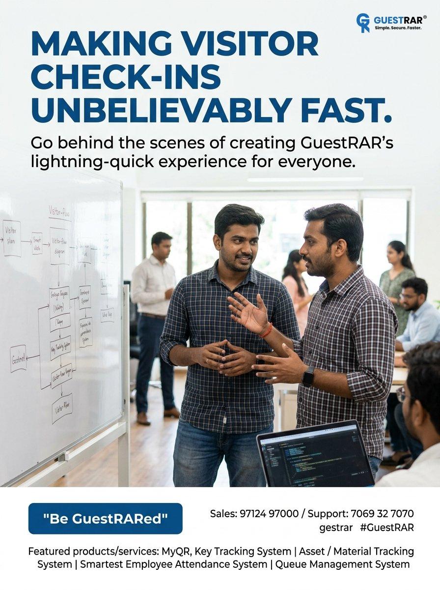 See how we’re making visitor check-ins unbelievably fast. Go behind the scenes of GuestRAR’s lightning-quick experience.