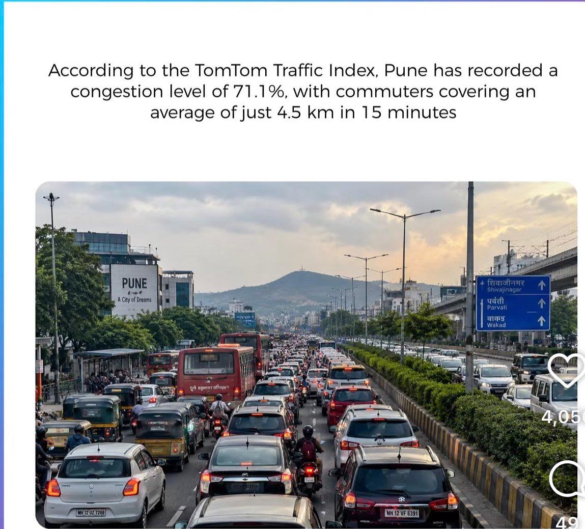 If @PuneCityTraffic and @PMCPune reach this pace and duration, I remain satisfied. Actual time for 12 km is 1 hour. #punetraffic #pune