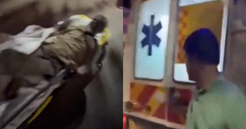 Pune: Patient Falls on Busy Road With Stretcher From Moving YCM Hospital Ambulance in Pimpri-Chinchwad (VIDEO) Read More: https://www.lokmattimes.com/pune/pune-patient-falls-on-busy-road-with-stretche