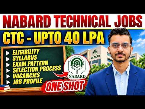 NABARD Recruitment 2026 🔥 SOC Analyst, Cyber Security & Technical Jobs | Eligibility, Salary