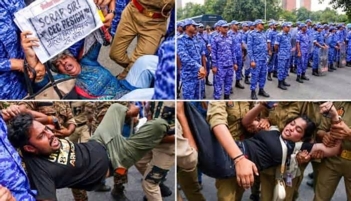 Delhi Police continue detentions over anti-CEC protest despite Supreme Court order