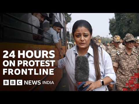 What BBC saw during police crackdown on India's ‘Cockroach’ protesters | BBC News India