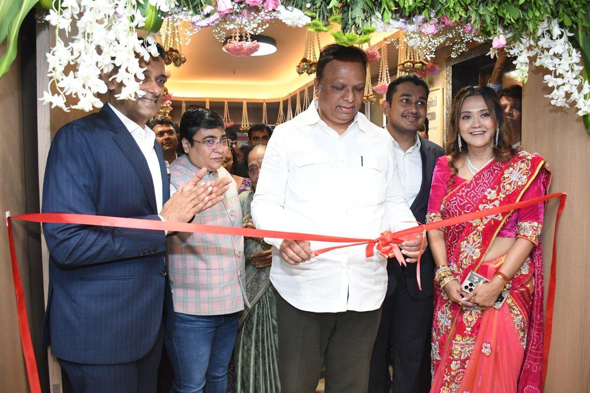 Glad to inaugurate the new branch of Kenia Eye+ Dental Super Speciality Hospital in Kandivali West. My heartfelt best wishes to the entire team. Corporator and President of Garden & Market Hetal Gala