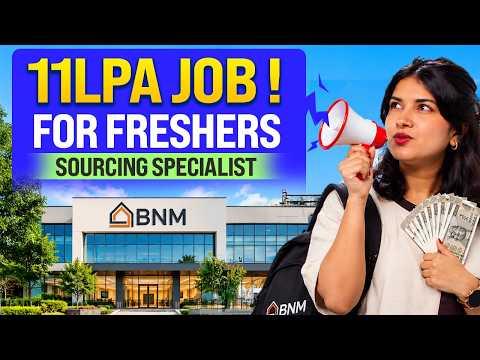 ₹8–11 LPA for Freshers With No Experience | 2026 Job Alert | Fresher Jobs