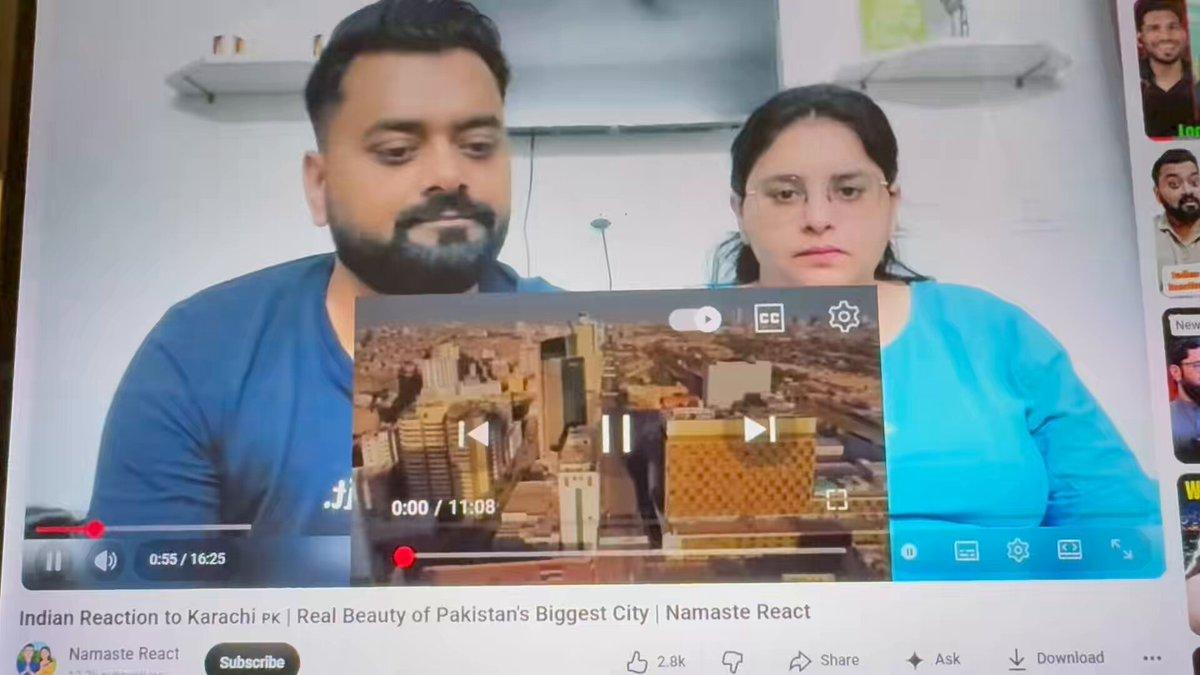 RT by @BeingSAOfficial: An Indian content creator couple recently praised Karachi in their Vlog, drawing comparisons between & - both mega-cities. They have shared their objec