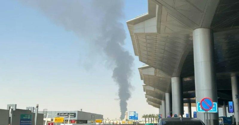 An Indian man from , who was travelling for , has died following an attack on ’s King Khalid International Airport, while three other Indian nationals remain in intensive care,