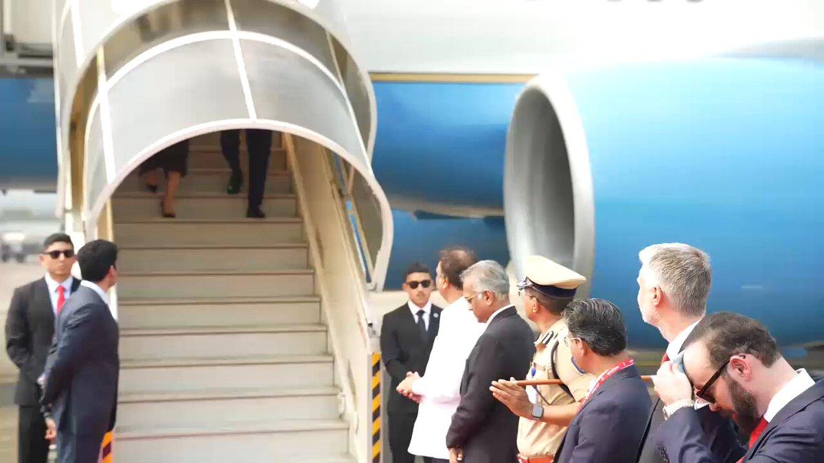 RT by @DevendraGanesh1: 🇺🇸🇮🇳 BREAKING: U.S. Secretary of State Marco Rubio has arrived in Mumbai!