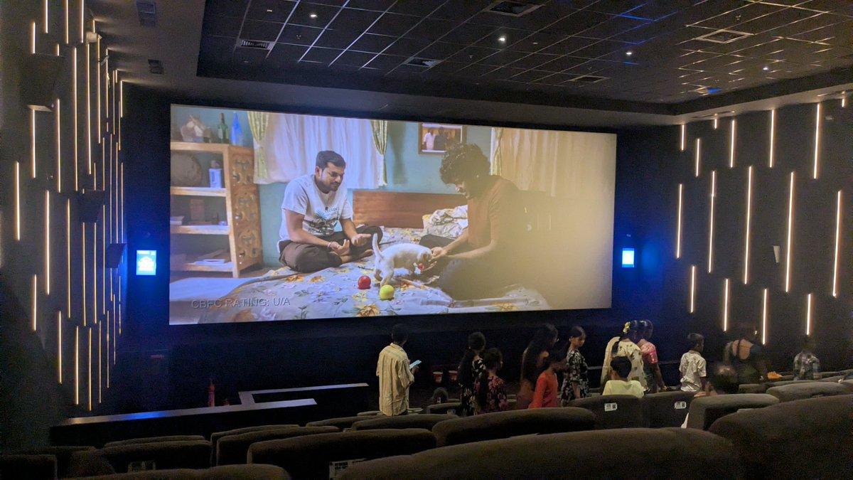 @MirajCinemas how did you allow children into UA16+ movie theatre? #Hyderabad #ranaba