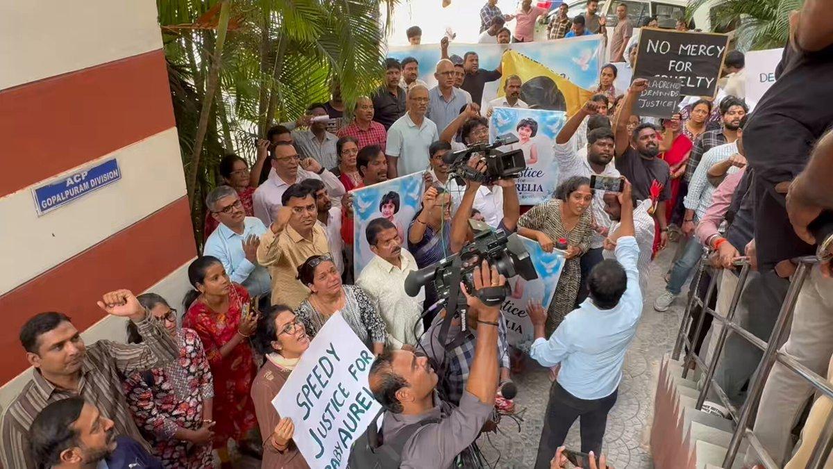 RT by @swachhhydd: A five-year-old girl murdered, allegedly by a former security guard, inside a gated community in Hyderabad. The accused had planned to demand ₹20 lakh in ransom. As resid