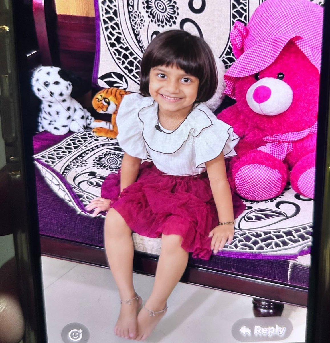 : A 6-year-old girl who went missing from Apartments in , , was found . Her hands and legs were tied before she was dumped in a .