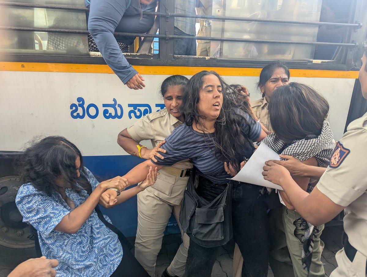 RT by @cuntrekha: #Bengaluru police detained dozens of people protesting against #SIR & #GyaneshKumar in a state with a ruling Congress govt, whose leaders claim to be against SIR too. Their reason? A