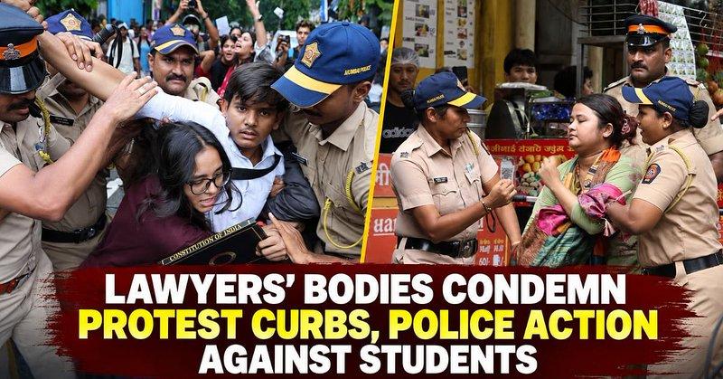 Mumbai Lawyers' Bodies Condemn Protest Curbs And Police Action Against Students #