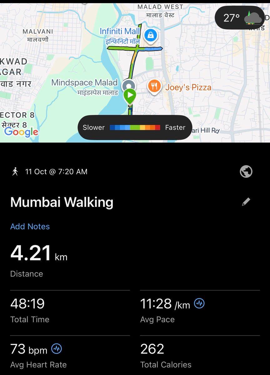 An easy recovery walk on Sunday morning. Have a great day 😁.