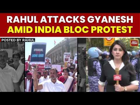 “Gyanesh, It’s Done Bro” | Rahul Gandhi’s Attack On CEC | INDIA Bloc Protest | India Today