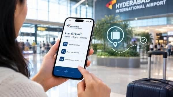 Lost luggage at Hyderabad airport? You can now track lost and found items in real time