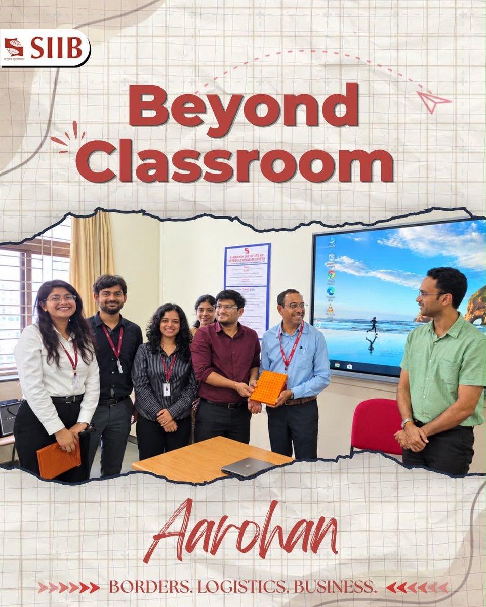Aarohan, the Supply Chain Management Club at SIIB, connects students with industry insights and practical learning through case competitions and knowledge-sharing initiatives. @Symbiosistweets #