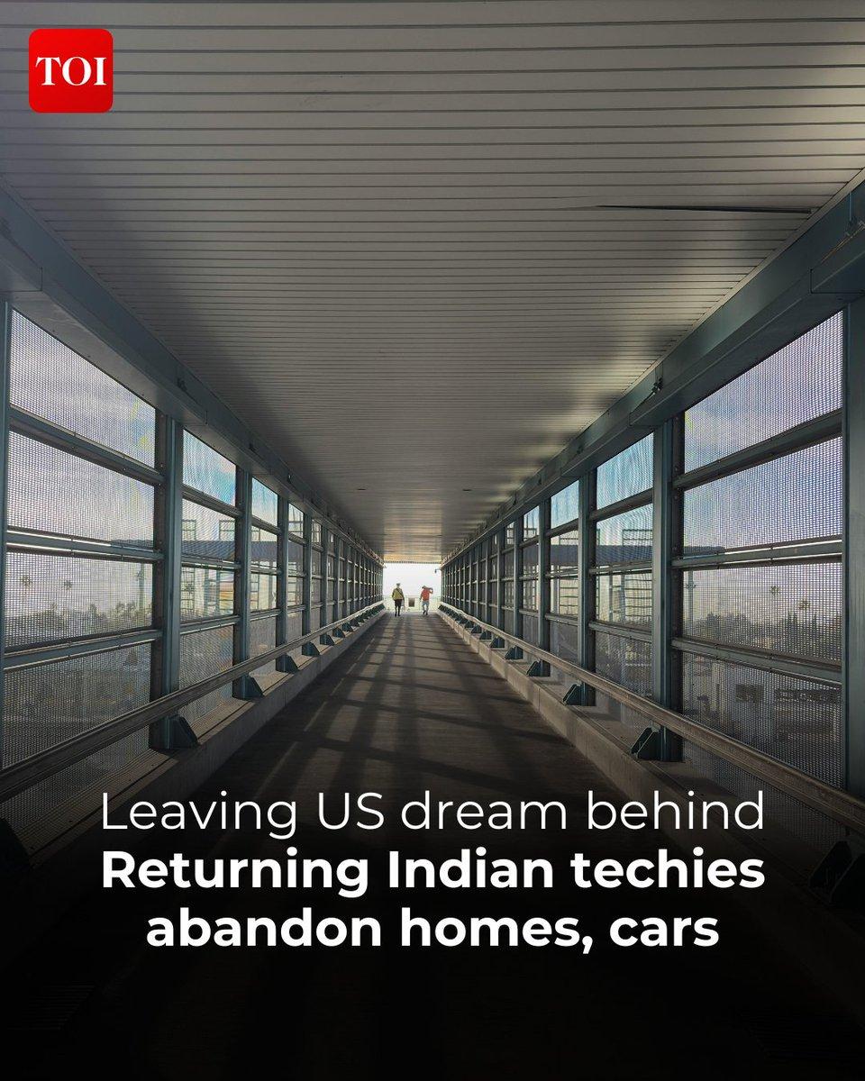 RT by @MarathiRojgar: T Kiran (name changed), a software engineer from #Hyderabad, had about eight months left on the home lease in #Dallas, Texas when he decided overnight to return to India. The mom