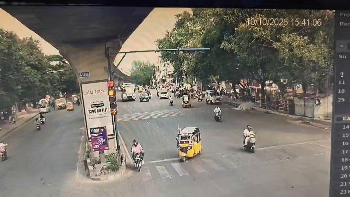 in : Lavanya dies after her two-wheeler skids and she falls under an near D-Mart X Roads. She married Srikanth on August 30. police are inve
