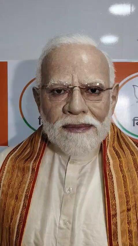 RT by @surdeepbaid: This is the life size wax statue of - unveiled at party office in on the occasion of his birthday