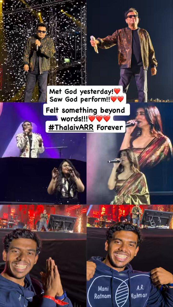 @arrahman @jonitamusic @RakshitaaSuresh