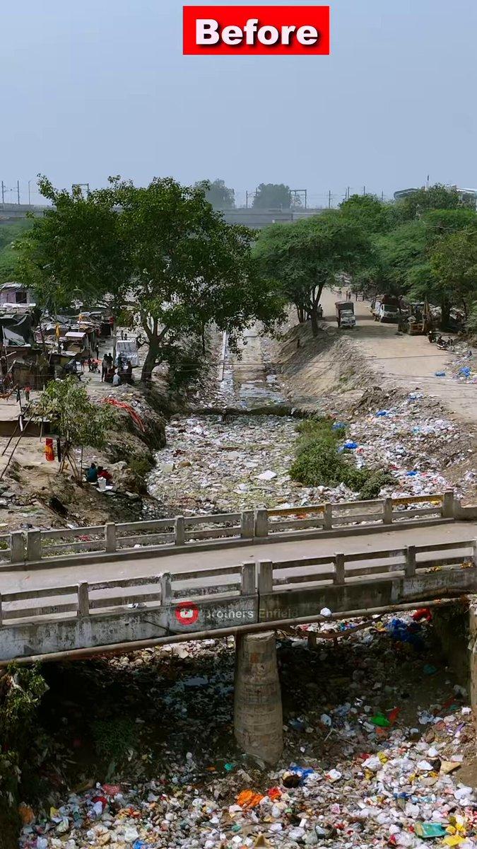 RT by @nuggettoffy: redevelopment of the Munak Canal, spanning 16 kilometers from Shalimar Bagh to the Haryana border in Bawana.