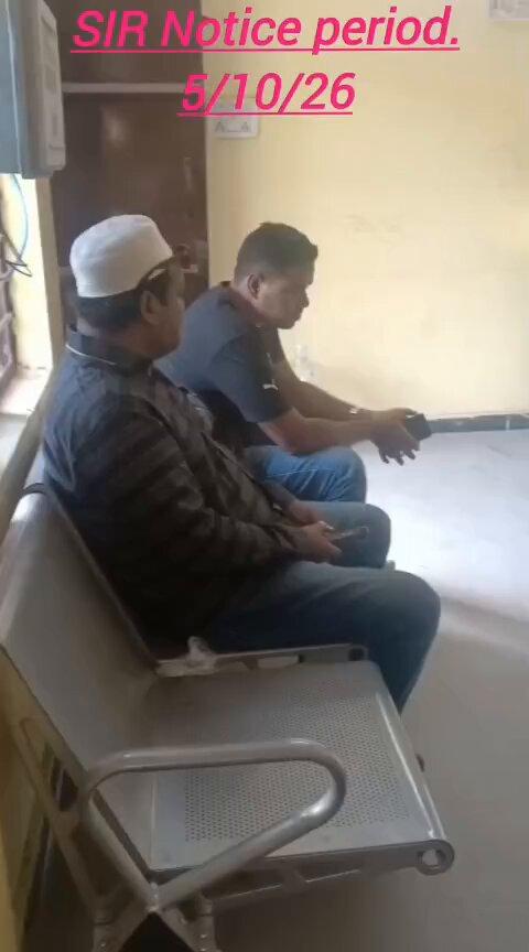 At AERO office, Amberpet. On the instructions of Br @asadowaisi sahab, Inspecting and assisting the people who got Notices. We are also on alert for those who are illegally submitting Form7. AIMIM is