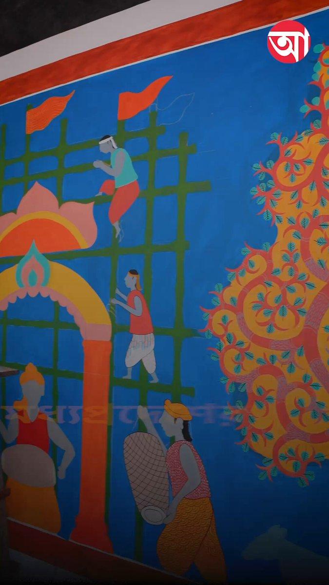 কলকাতার ৫ জায়গায় ভারতের প্রান্তের শিল্পশৈলী [Artchala, Kolkata Durga Puja, Dumdum park Tarun sangha, Gond Painting]