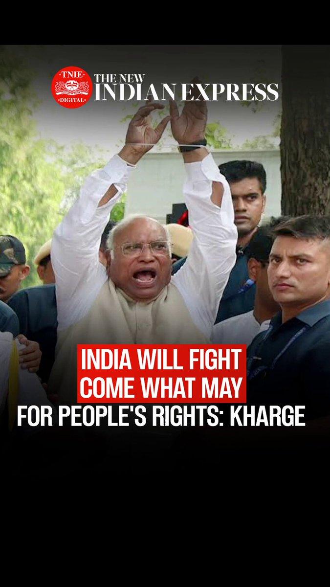 BJP is making ECI commit mass disenfranchisement: Congress chief @kharge after INDIA bloc meet