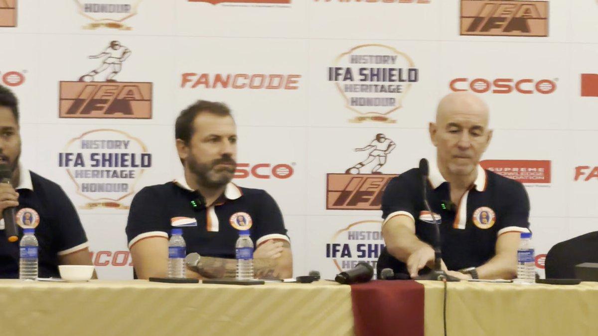 🚨 East Bengal Antonio Lopez Habas Full Press Conference before IFA Shield Final