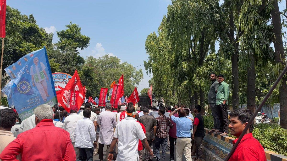 RT by @PriyabrataT: Interesting song at block protest in . Targets chief calling him a .