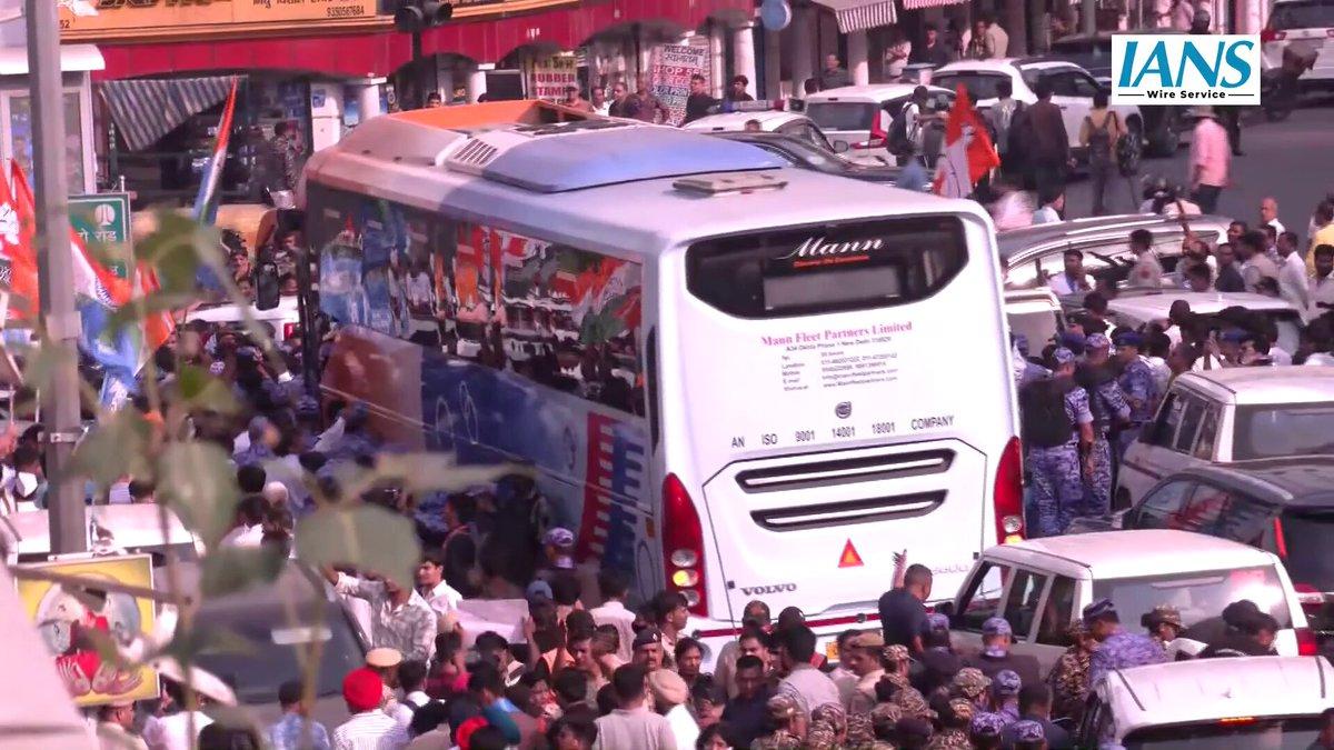 Delhi: INDIA bloc MPs are heading to Raj Ghat as part of a protest demanding the resignation of Chief Election Commissioner Gyanesh Kumar @INCIndia @Rah